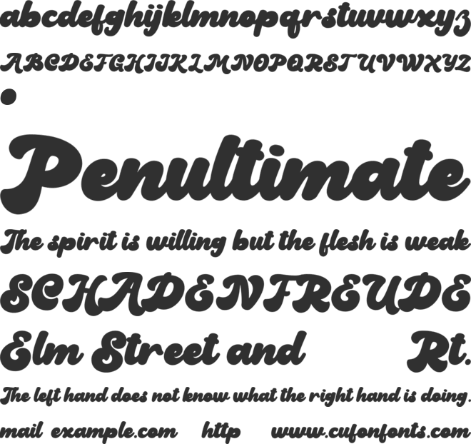 Magley font preview