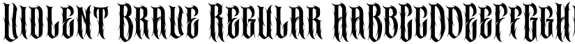 Violent Brave Regular font