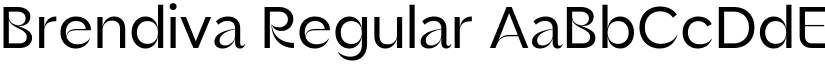 Brendiva Regular font
