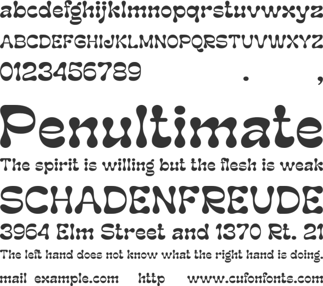 Camilla Jennifer font preview