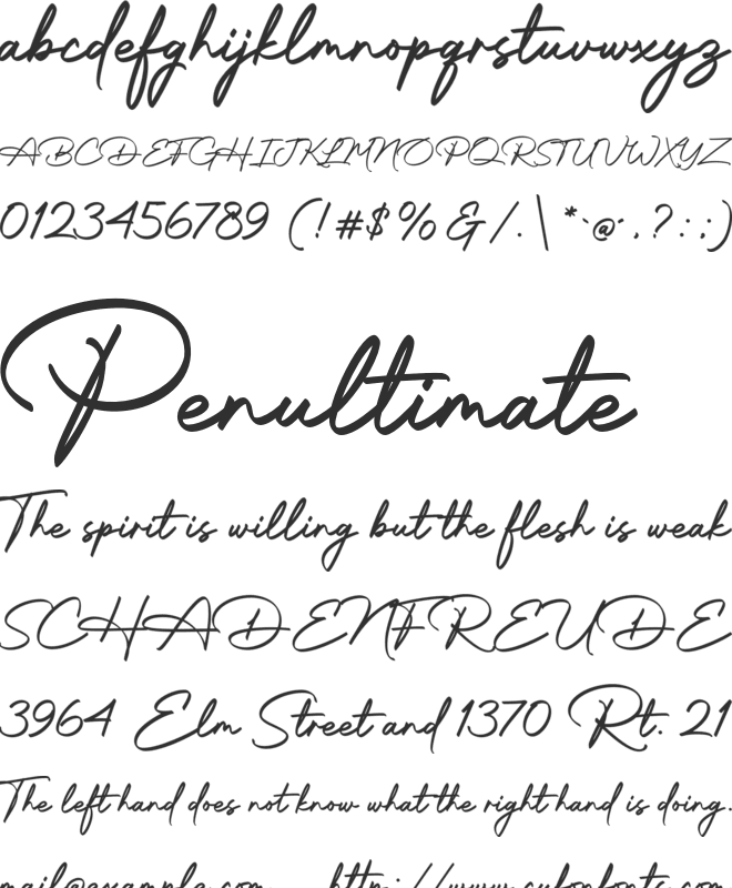 Brotherland Signature font preview