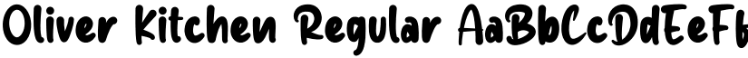 Oliver Kitchen Regular font