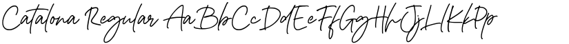 Catalona Regular font