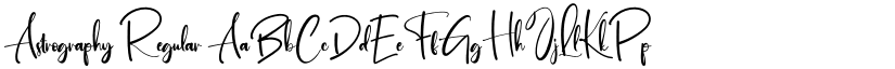 Astrography Regular font