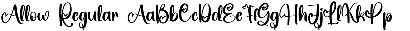 Allow Regular font