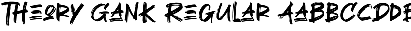 Theory Gank Regular font