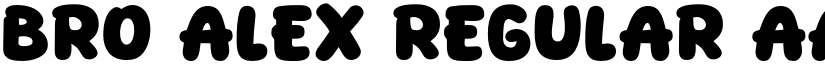 Bro Alex Regular font