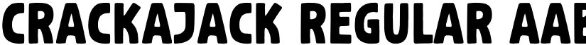Crackajack Regular font