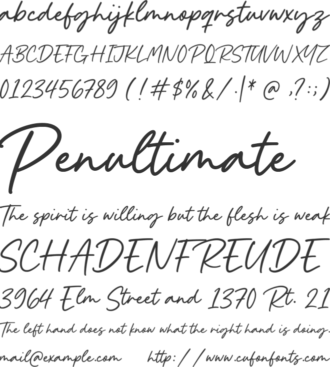 Roasted Bailey font preview