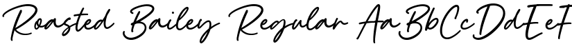 Roasted Bailey Regular font