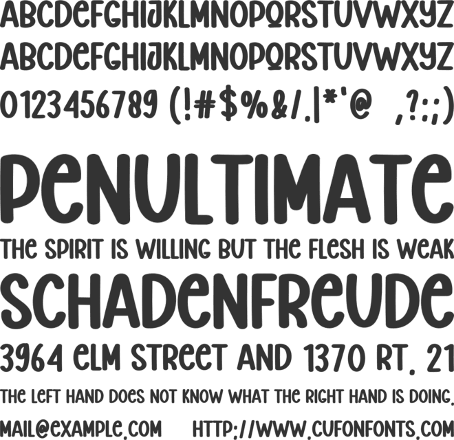 Winter Sweeter font preview