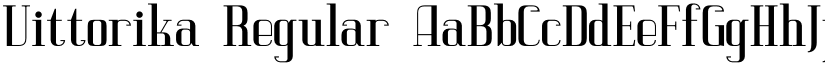 Vittorika Regular font