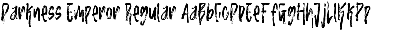 Darkness Emperor Regular font