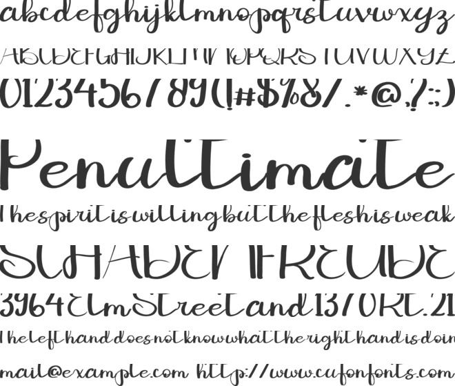 ETHEM BEYS font preview