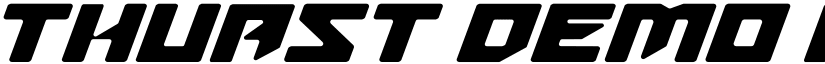 Thuast Demo font