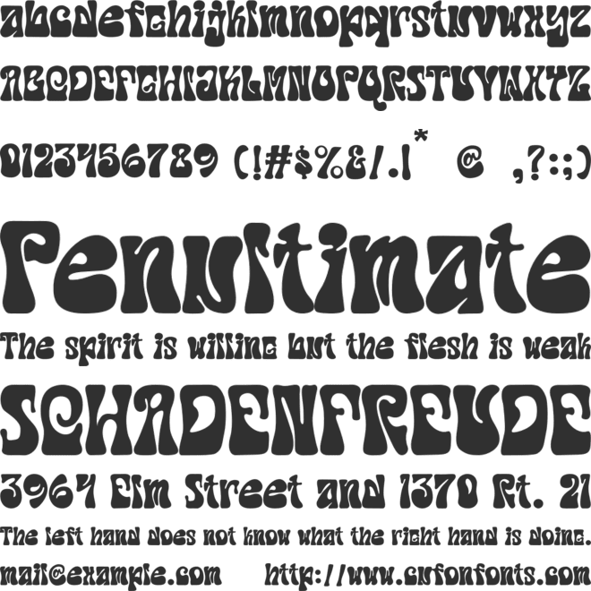 Cassiopea font preview