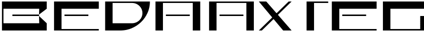Bedaax Regular font