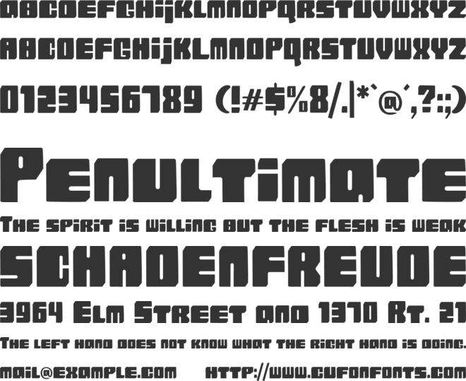 Block Burst font preview