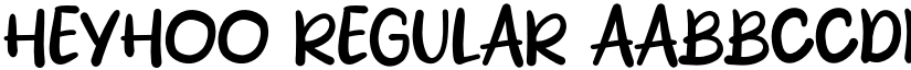 Heyhoo Regular font