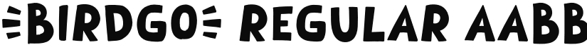 Birdgo Regular font