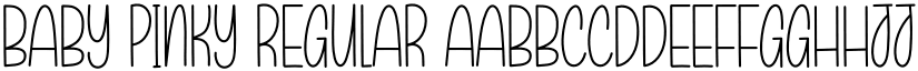 Baby Pinky Regular font