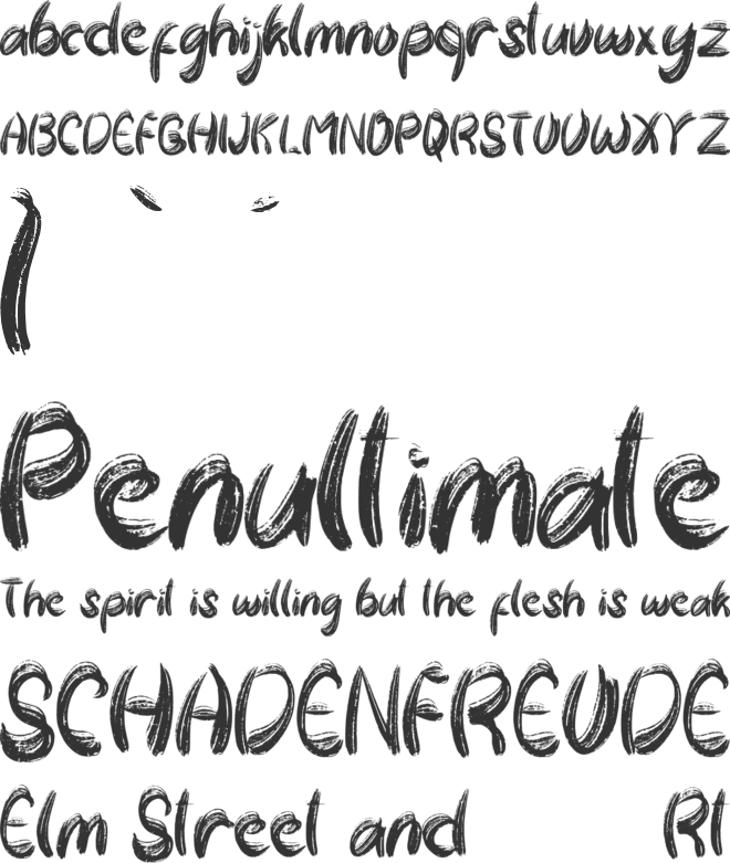 Aksara Nareda font preview