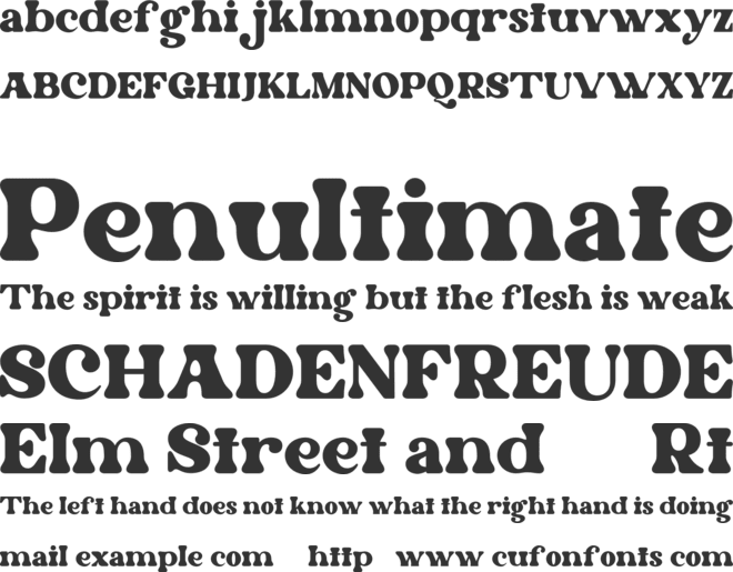 Dream Home font preview