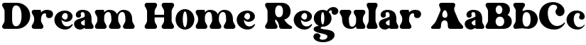 Dream Home Regular font