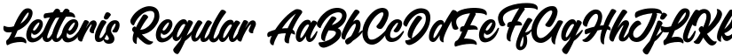 Letteris Regular font