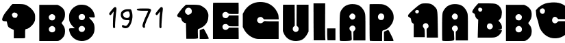 PBS 1971 Accurate Bold font download