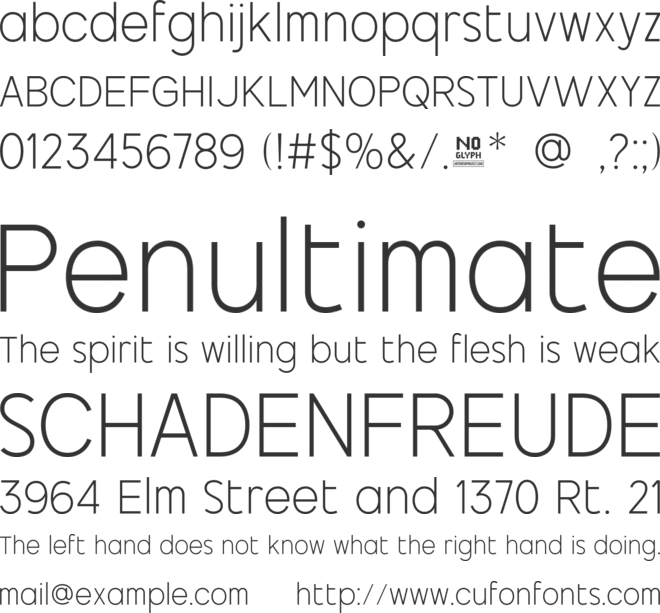 Salmond font preview