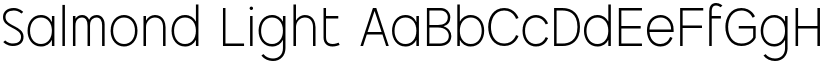 Salmond Light font