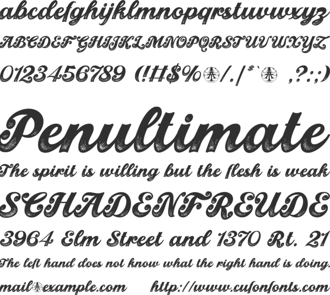 Flamouse Personal Use Only font preview
