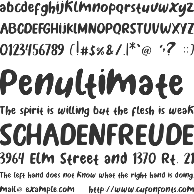 Sakamoto font preview
