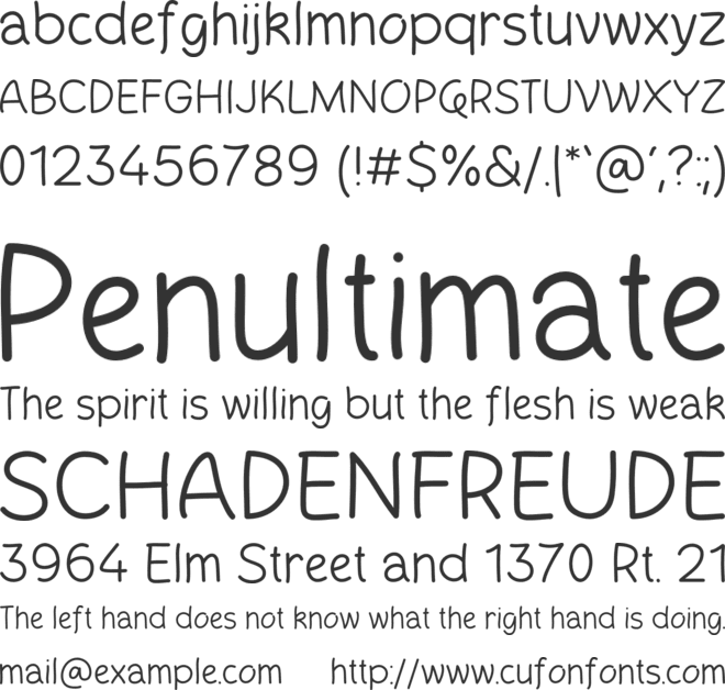 Tomato Mase font preview