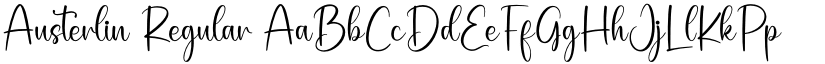 Austerlin Regular font
