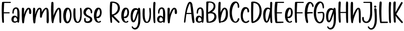 Farmhouse Regular font
