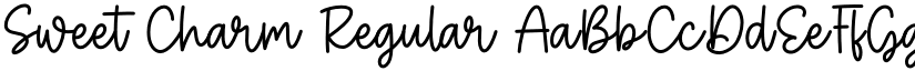 Sweet Charm Regular font