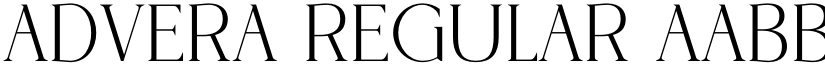 Advera Regular font