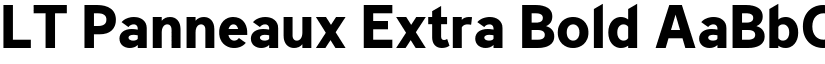 LT Panneaux Extra Bold font
