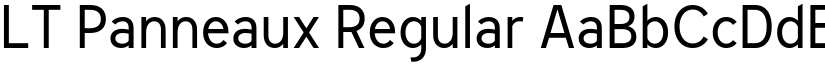 LT Panneaux Regular font