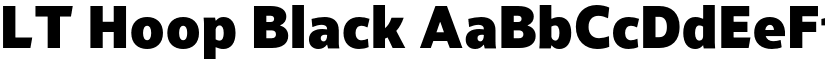 LT Hoop Black font