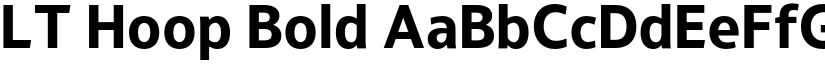 LT Hoop Bold font