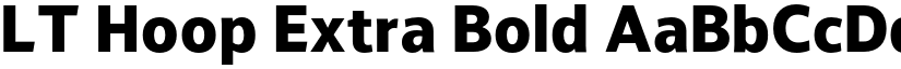 LT Hoop Extra Bold font