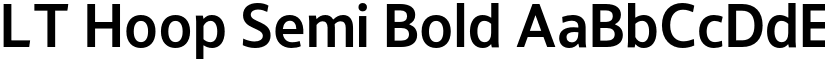 LT Hoop Semi Bold font