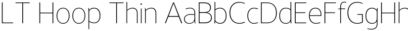LT Hoop Thin font