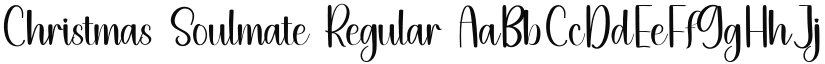 Christmas Soulmate font download