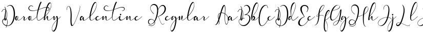 Dorothy Valentine Regular font