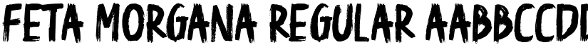 Feta Morgana Regular font