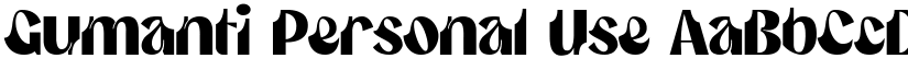 Gumanti font download